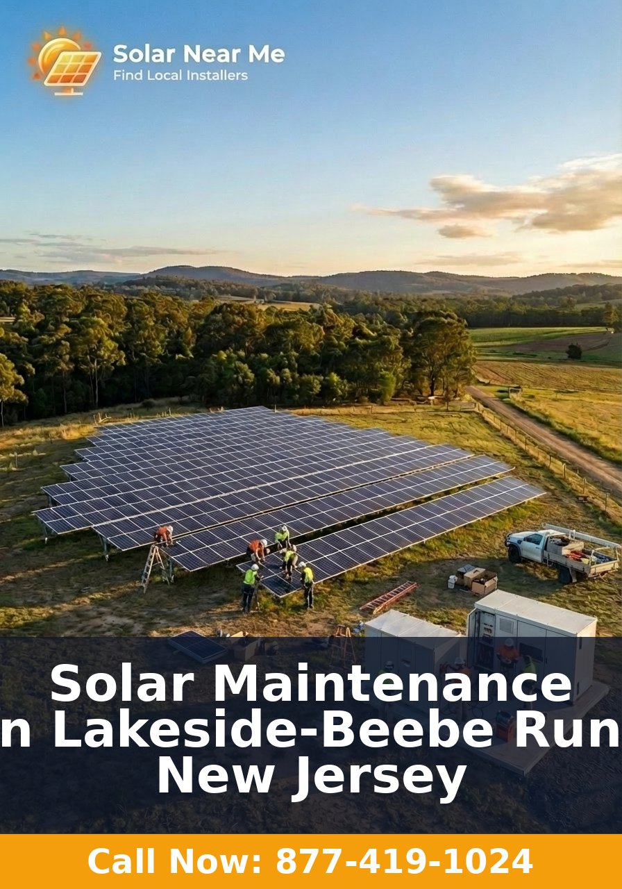 Solar Maintenance in Lakeside-Beebe Run, New Jersey