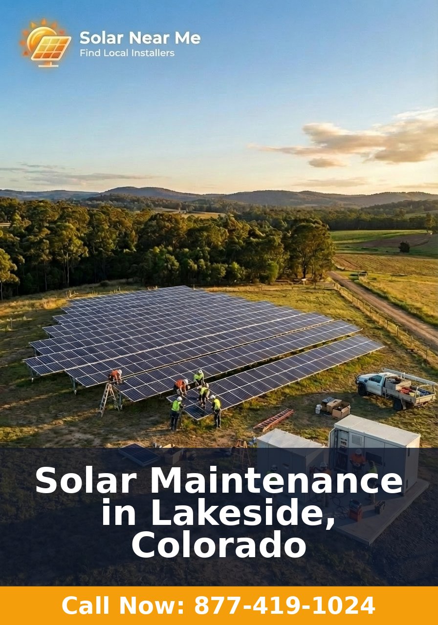 Solar Maintenance in Lakeside, Colorado