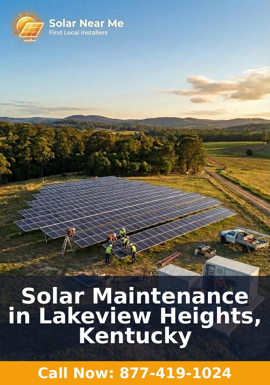 Solar Maintenance in Lakeview Heights, Kentucky