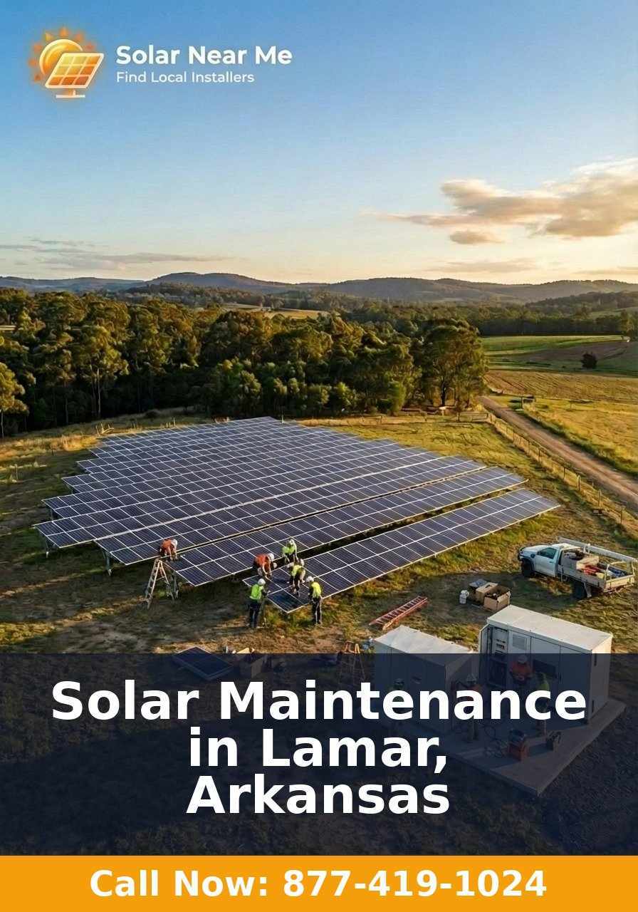 Solar Maintenance in Lamar, Arkansas