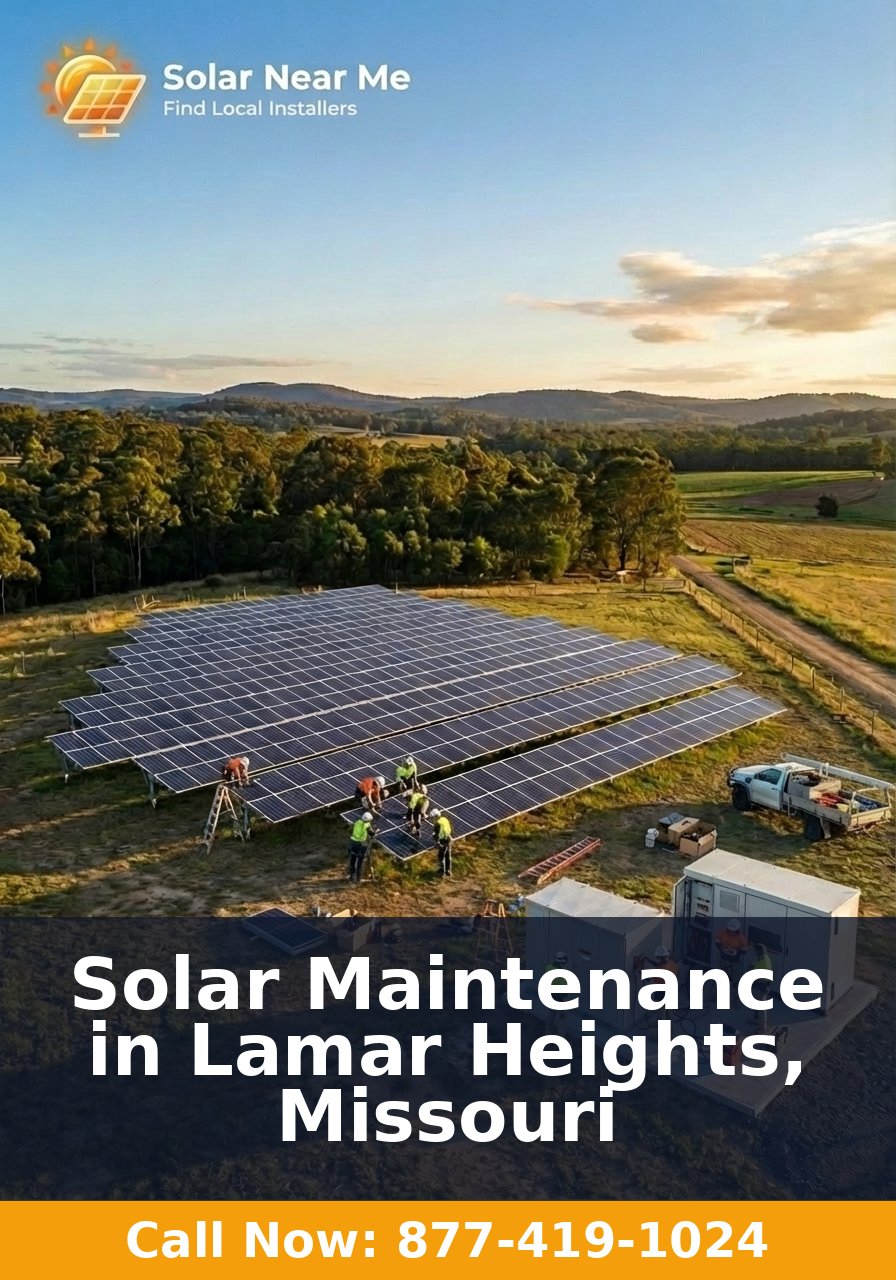 Solar Maintenance in Lamar Heights, Missouri