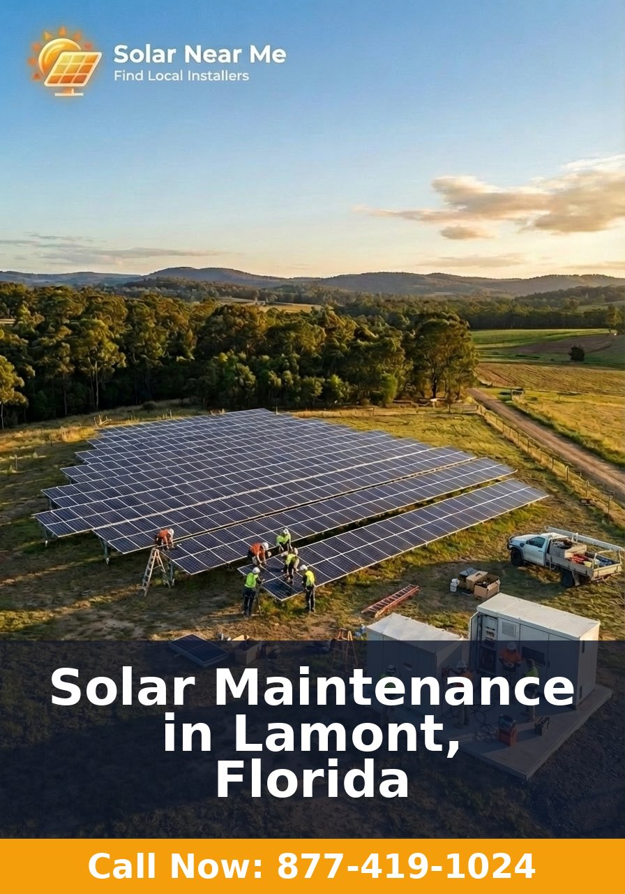 Solar Maintenance in Lamont, Florida