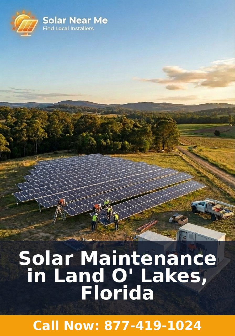 Solar Maintenance in Land O' Lakes, Florida