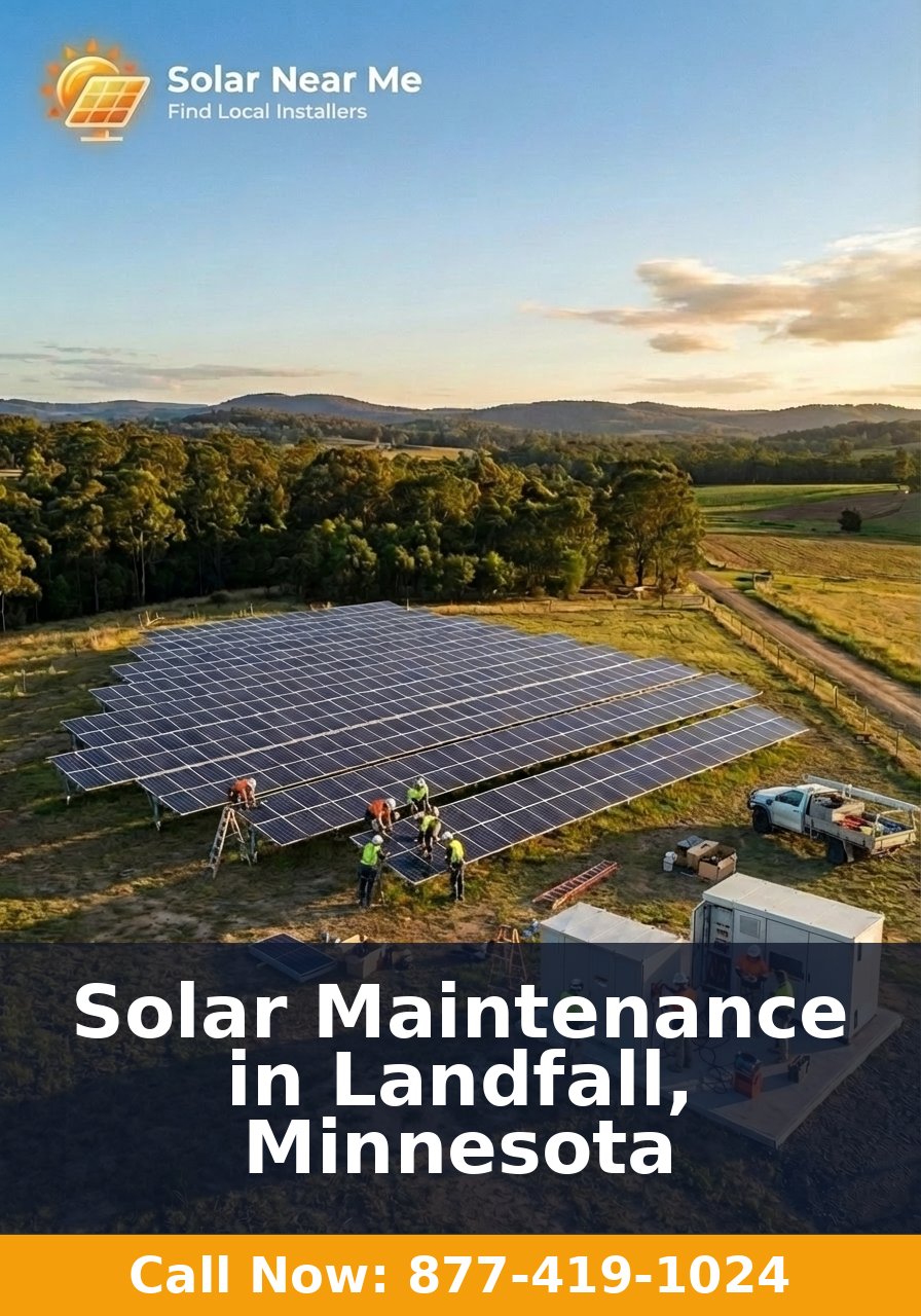 Solar Maintenance in Landfall, Minnesota