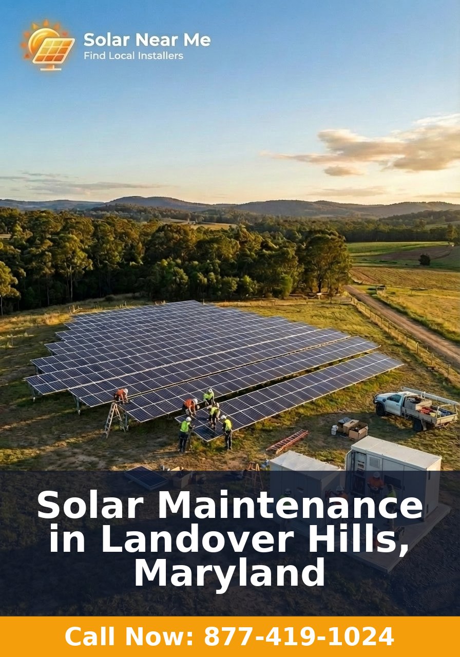 Solar Maintenance in Landover Hills, Maryland