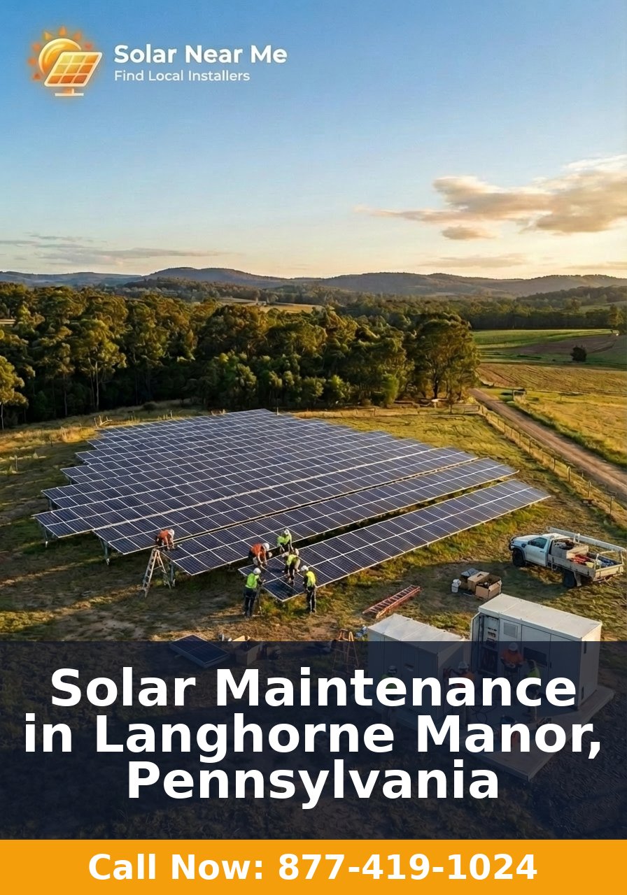 Solar Maintenance in Langhorne Manor, Pennsylvania