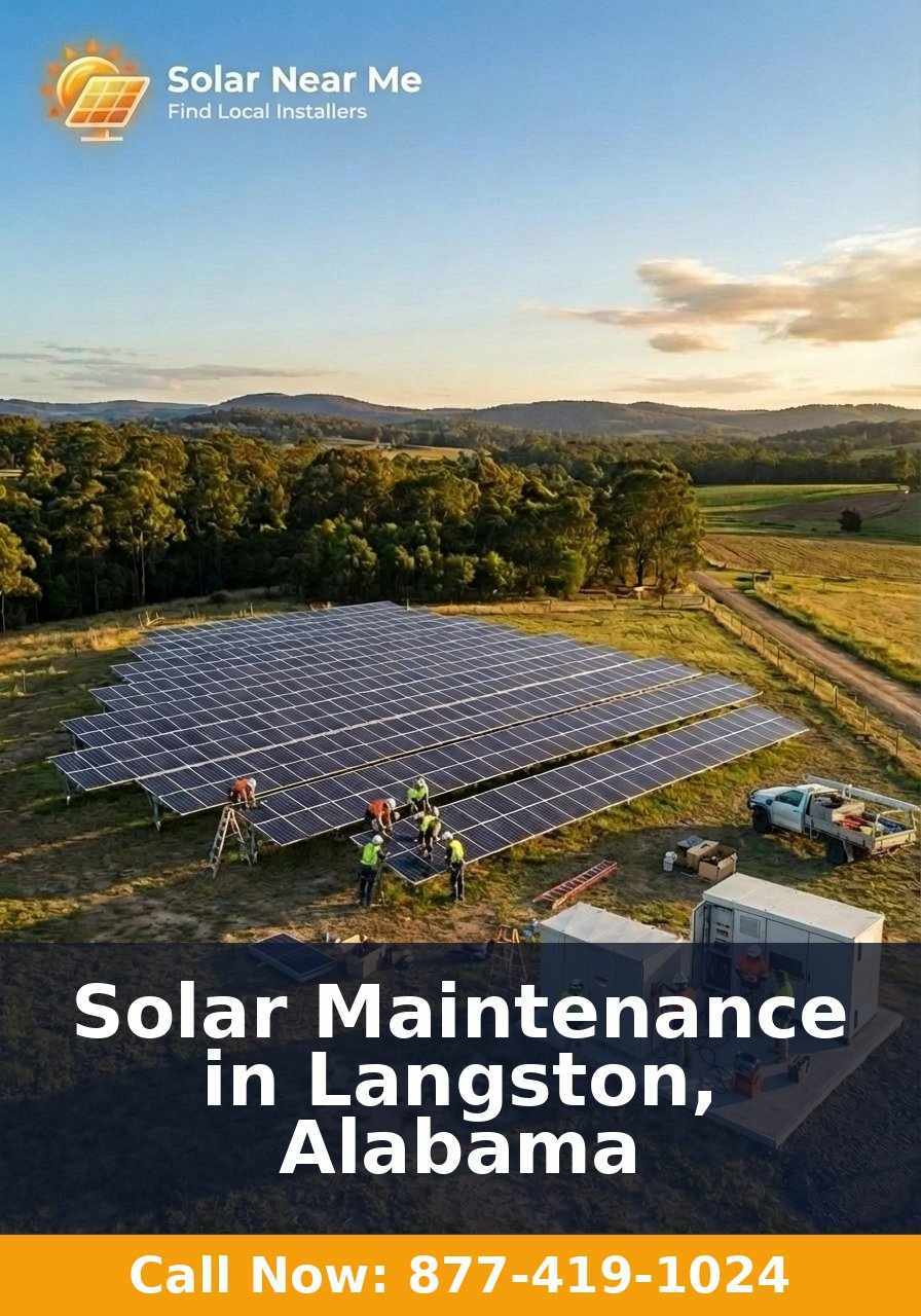 Solar Maintenance in Langston, Alabama