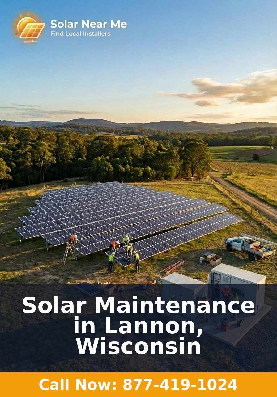 Solar Maintenance in Lannon, Wisconsin