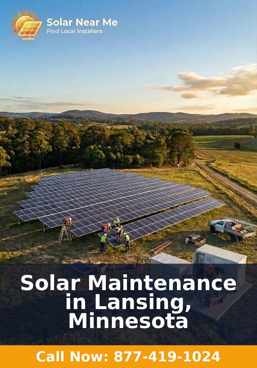 Solar Maintenance in Lansing, Minnesota