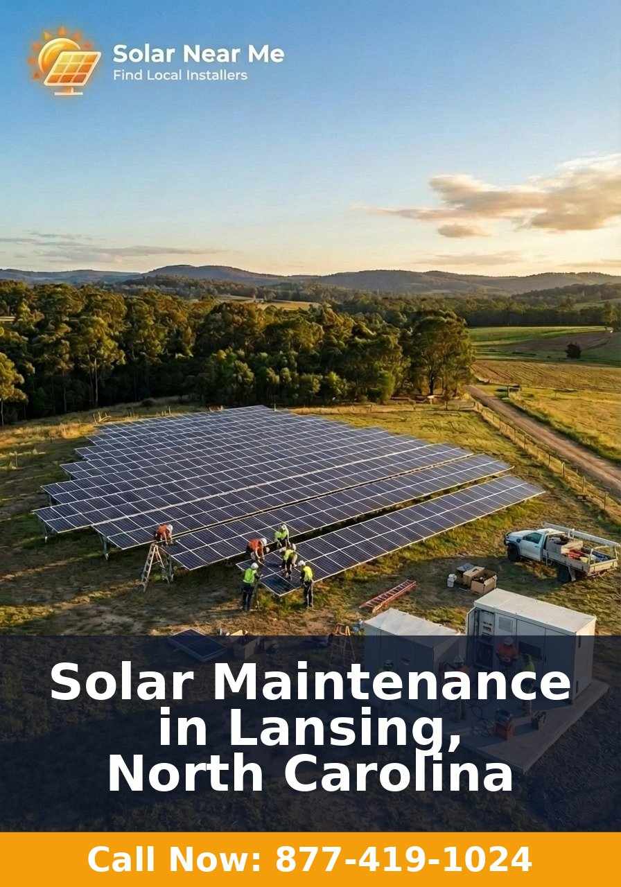 Solar Maintenance in Lansing, North Carolina