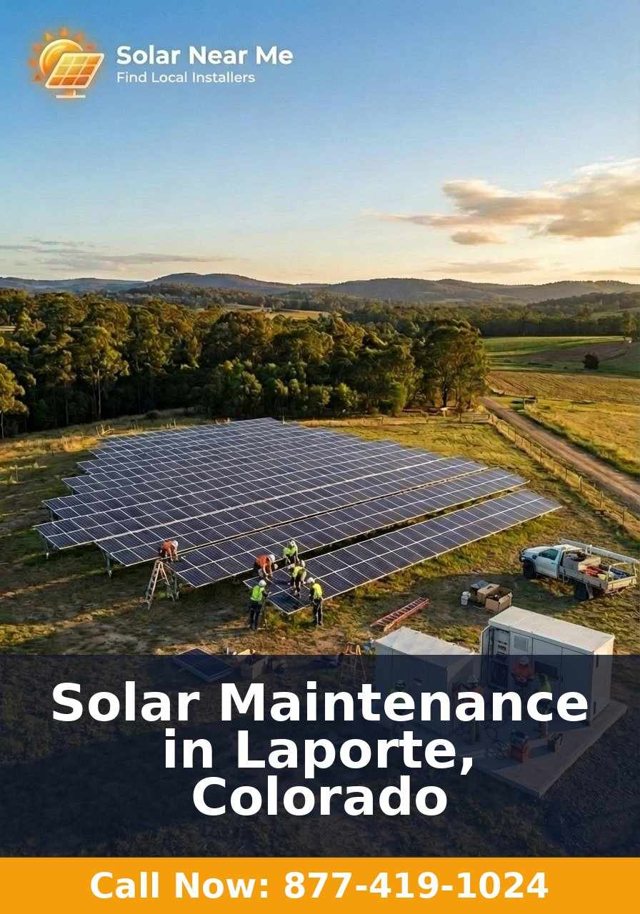 Solar Maintenance in Laporte, Colorado