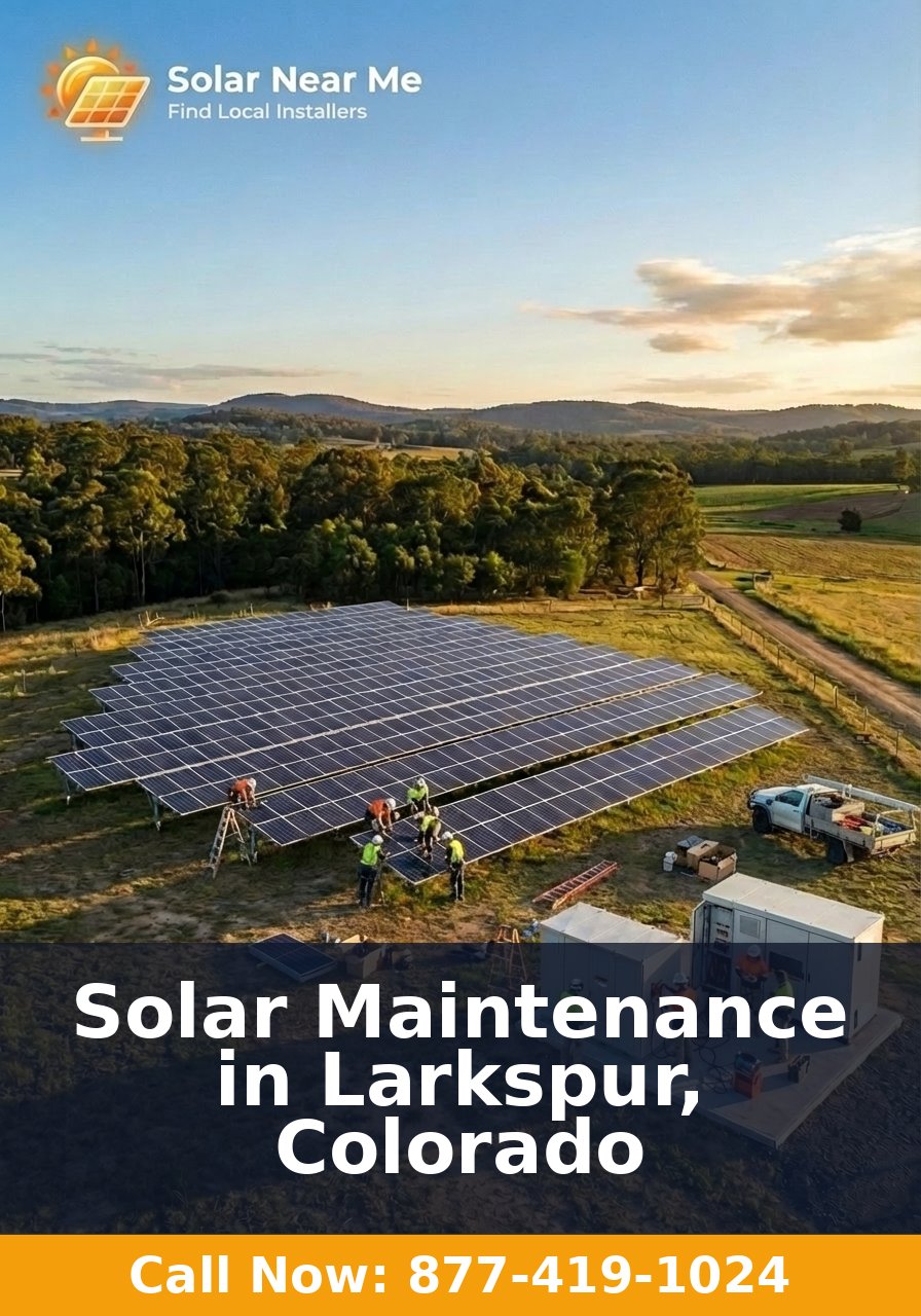 Solar Maintenance in Larkspur, Colorado