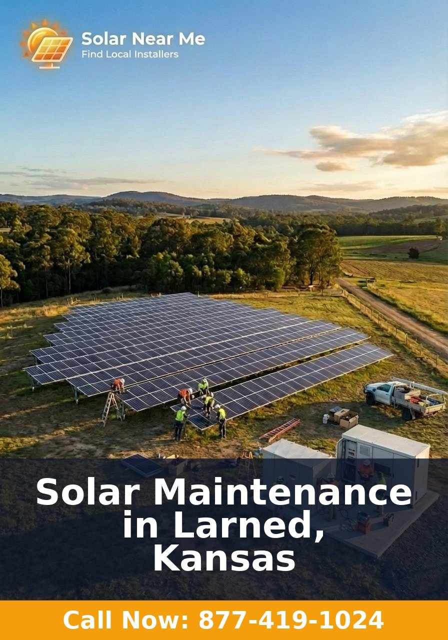 Solar Maintenance in Larned, Kansas