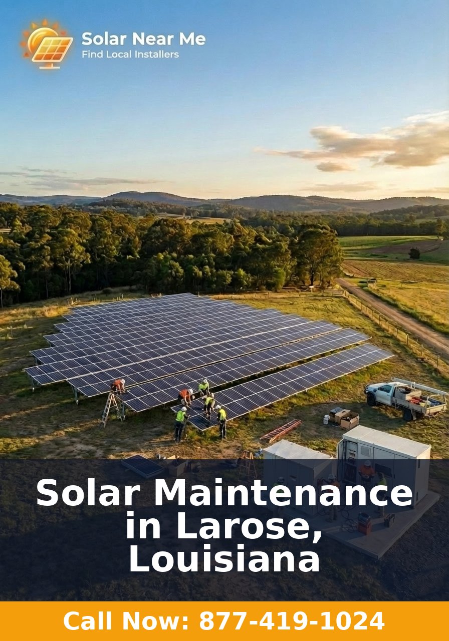 Solar Maintenance in Larose, Louisiana