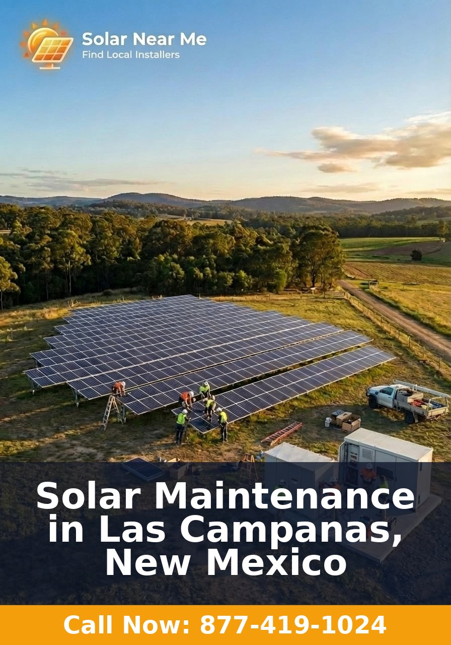 Solar Maintenance in Las Campanas, New Mexico