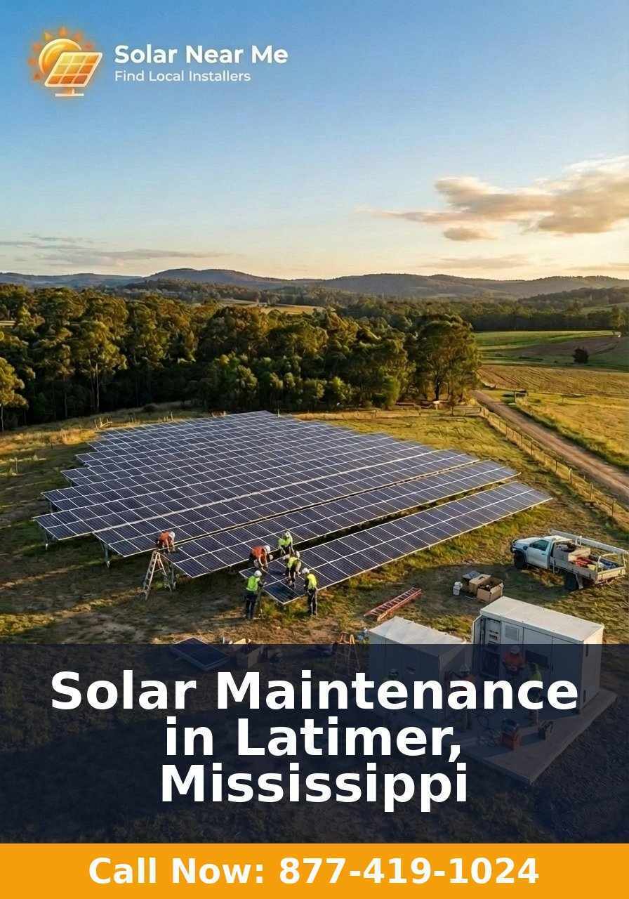 Solar Maintenance in Latimer, Mississippi
