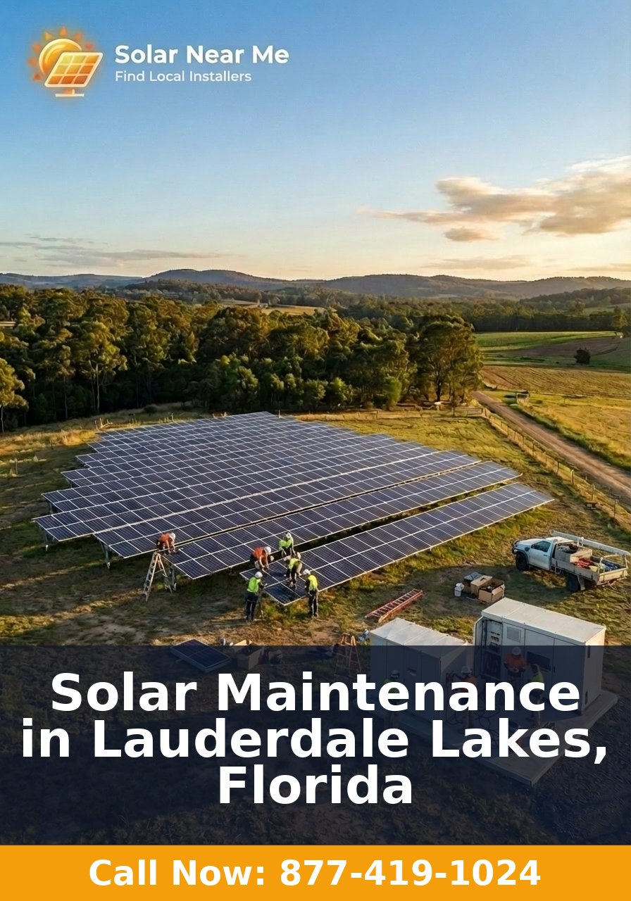 Solar Maintenance in Lauderdale Lakes, Florida