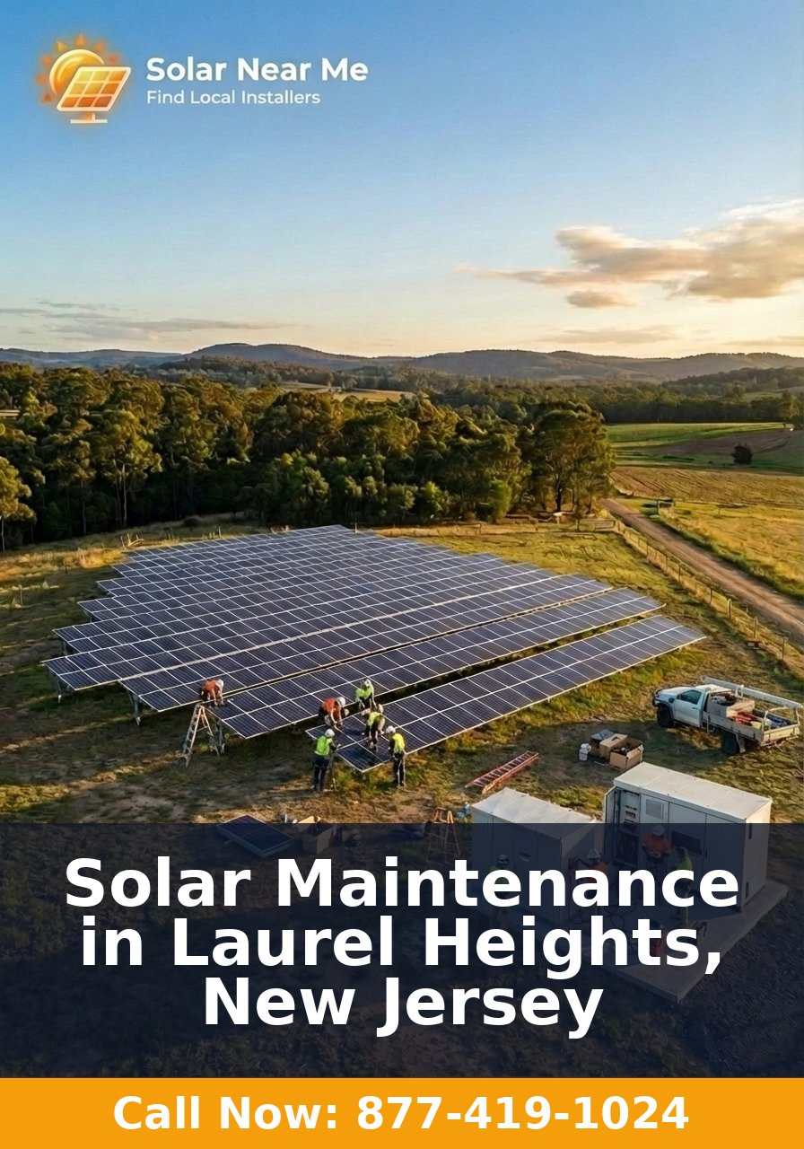 Solar Maintenance in Laurel Heights, New Jersey