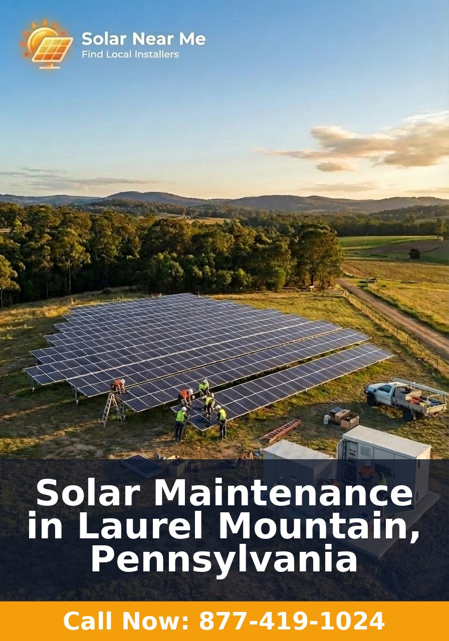 Solar Maintenance in Laurel Mountain, Pennsylvania