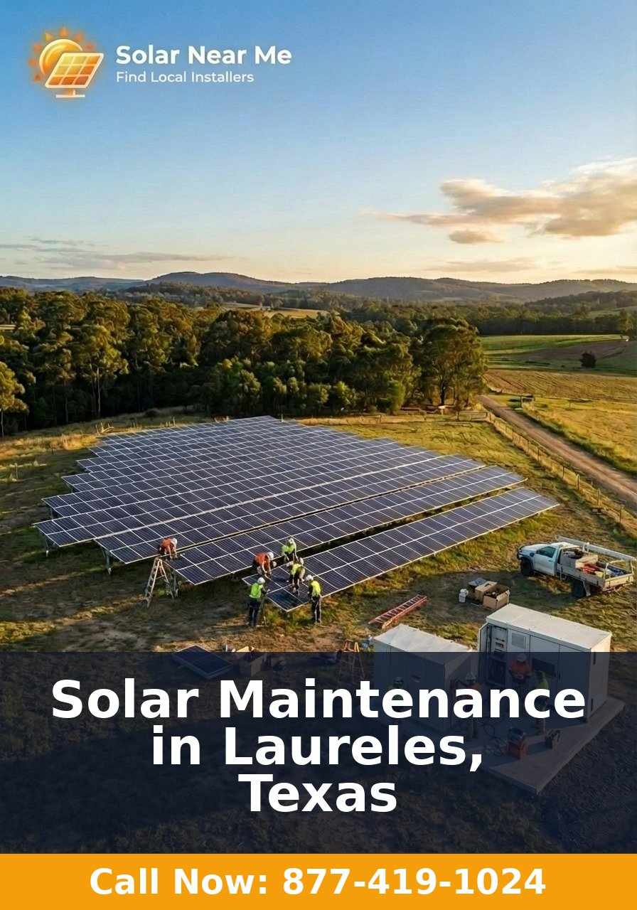 Solar Maintenance in Laureles, Texas