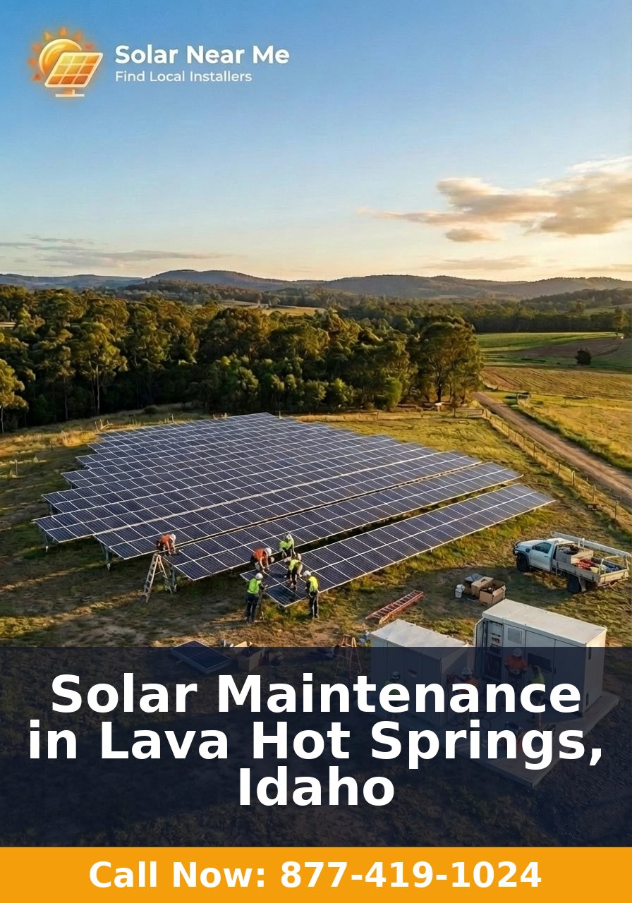 Solar Maintenance in Lava Hot Springs, Idaho