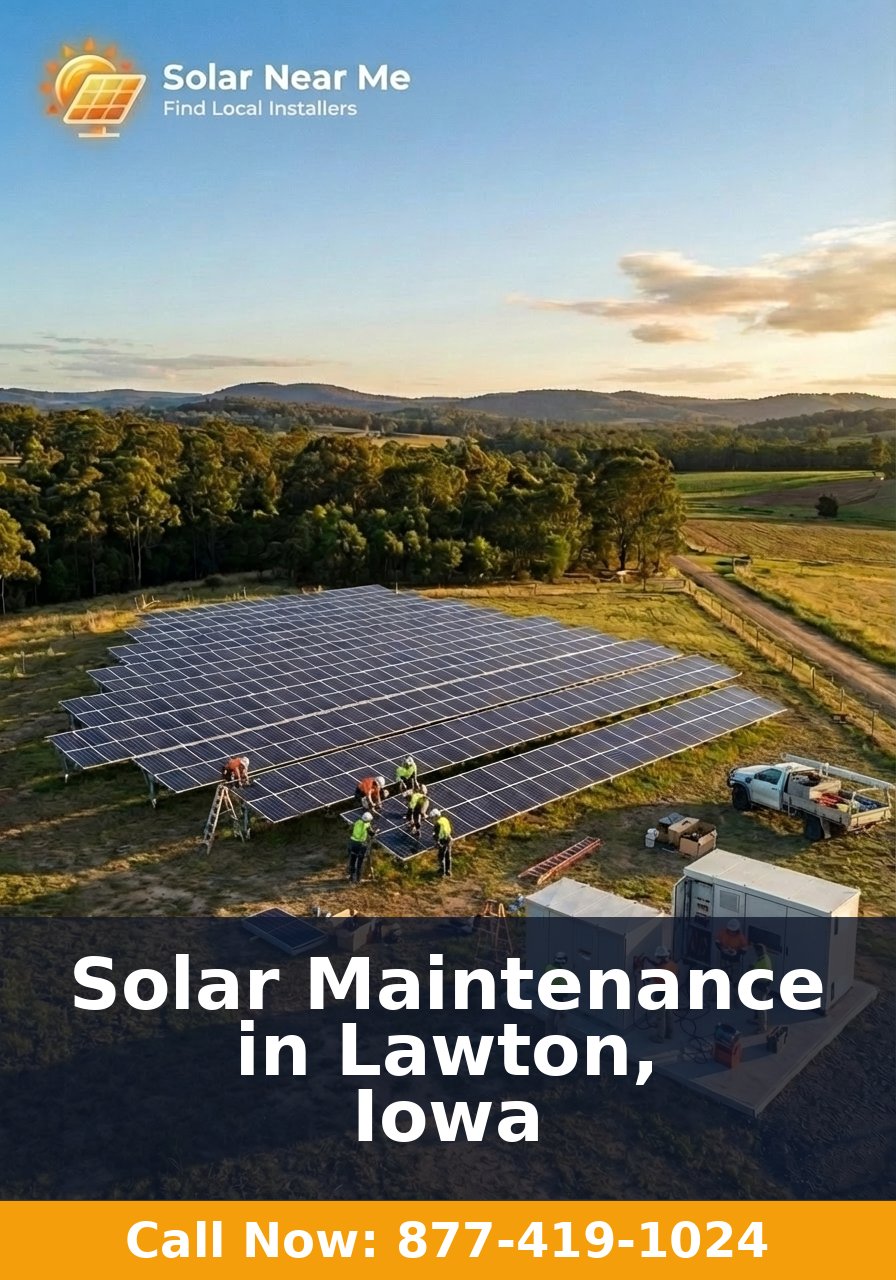 Solar Maintenance in Lawton, Iowa