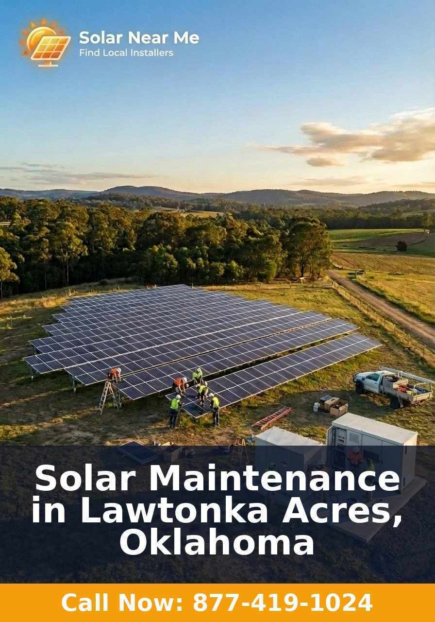 Solar Maintenance in Lawtonka Acres, Oklahoma