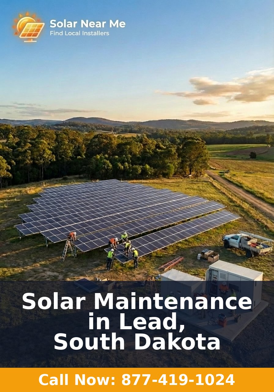 Solar Maintenance in Lead, South Dakota