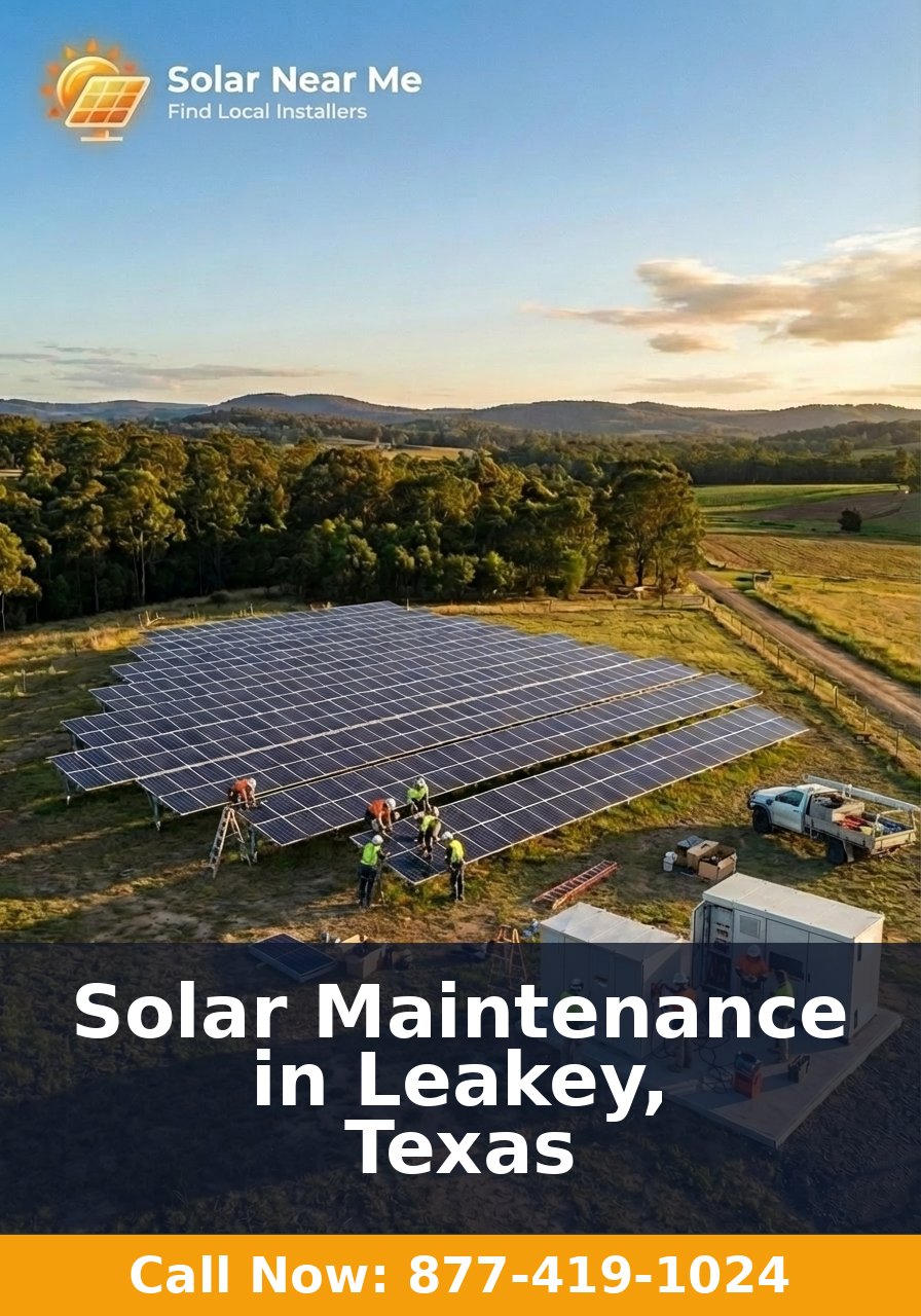 Solar Maintenance in Leakey, Texas