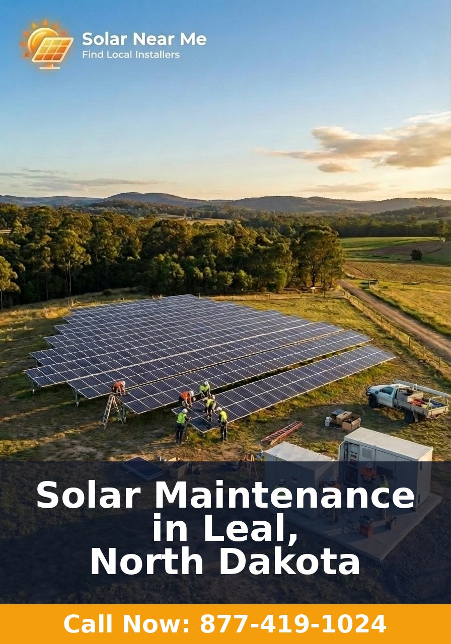 Solar Maintenance in Leal, North Dakota