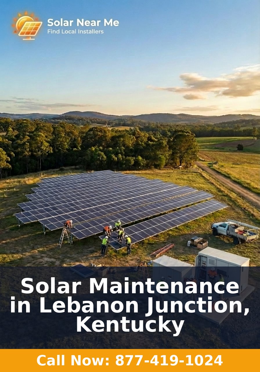Solar Maintenance in Lebanon Junction, Kentucky