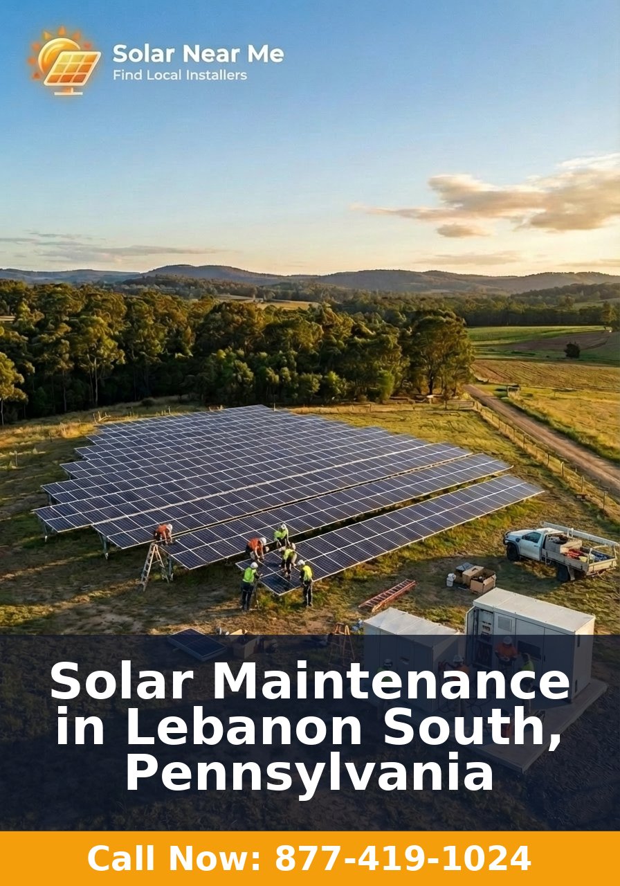 Solar Maintenance in Lebanon South, Pennsylvania