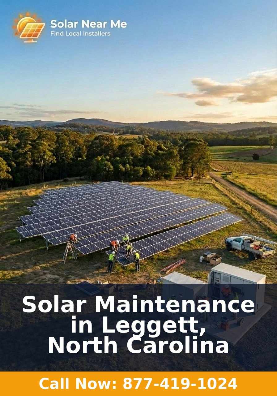 Solar Maintenance in Leggett, North Carolina