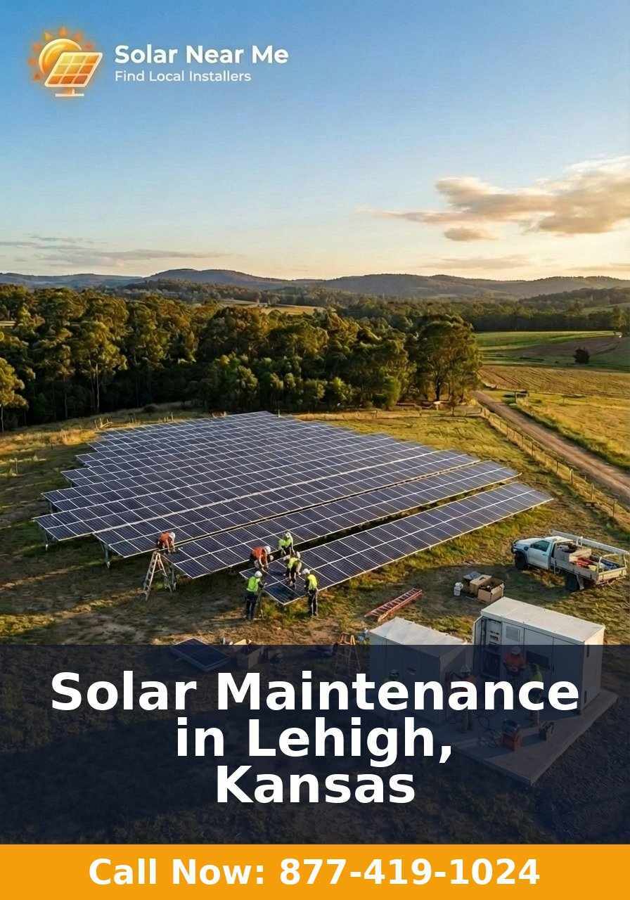Solar Maintenance in Lehigh, Kansas