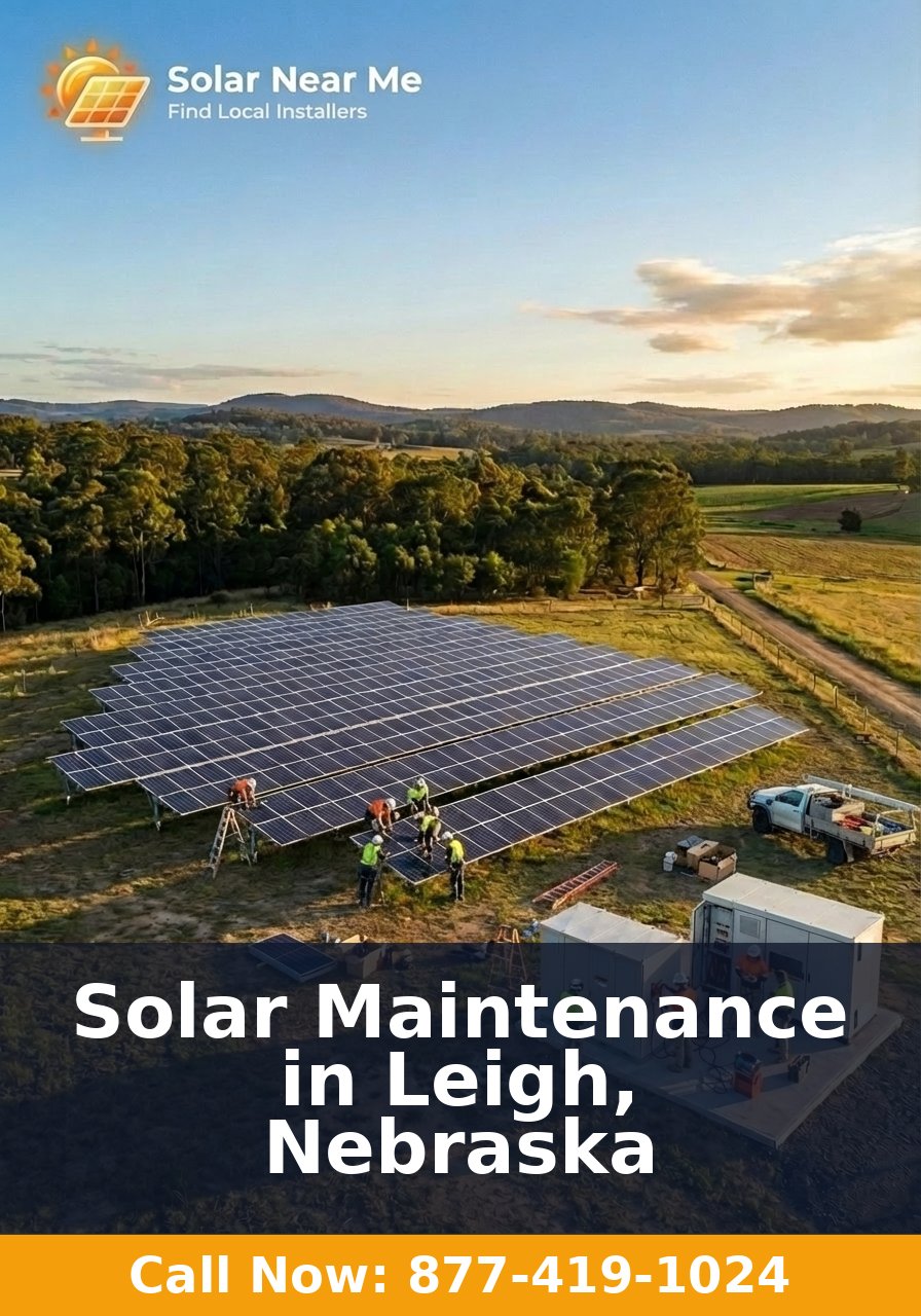 Solar Maintenance in Leigh, Nebraska