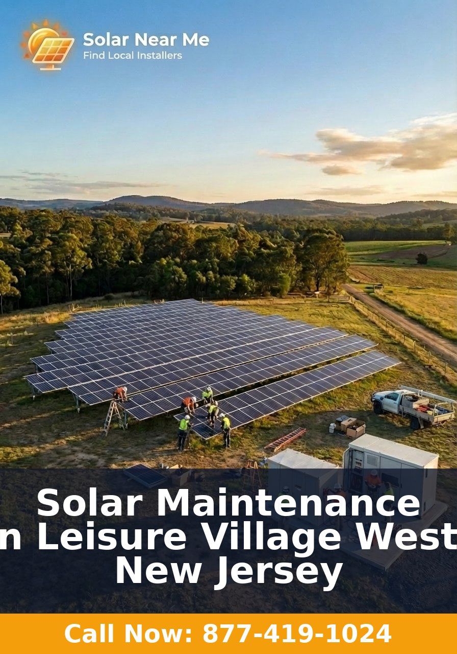 Solar Maintenance in Leisure Village West, New Jersey