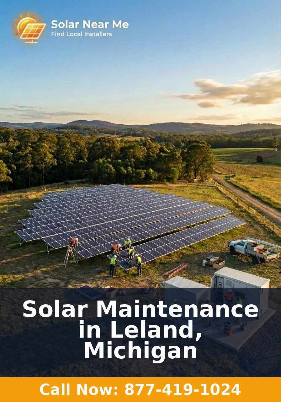Solar Maintenance in Leland, Michigan