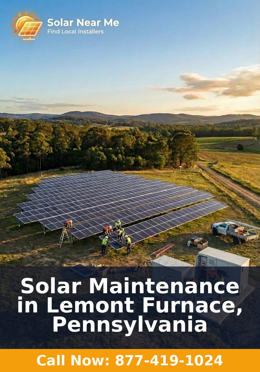Solar Maintenance in Lemont Furnace, Pennsylvania