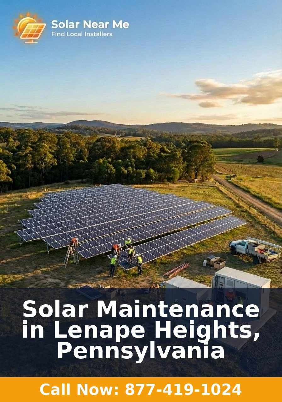 Solar Maintenance in Lenape Heights, Pennsylvania