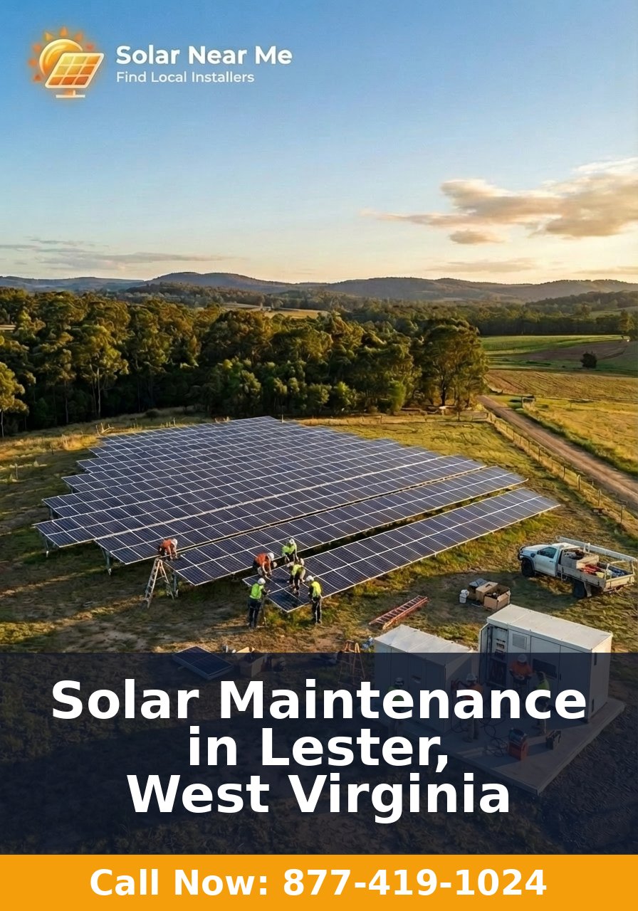 Solar Maintenance in Lester, West Virginia