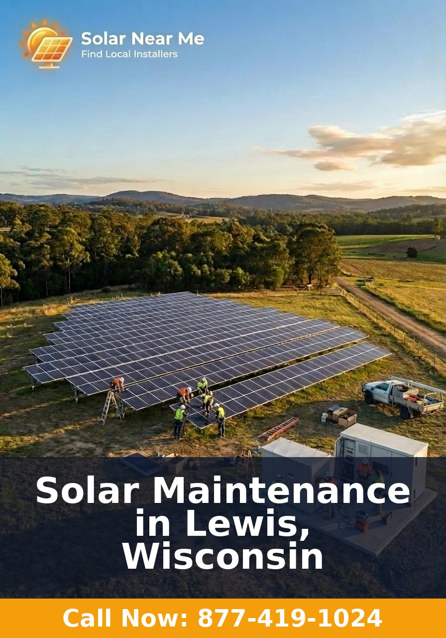Solar Maintenance in Lewis, Wisconsin