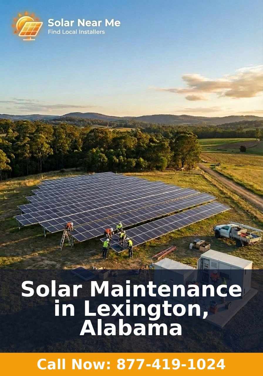 Solar Maintenance in Lexington, Alabama