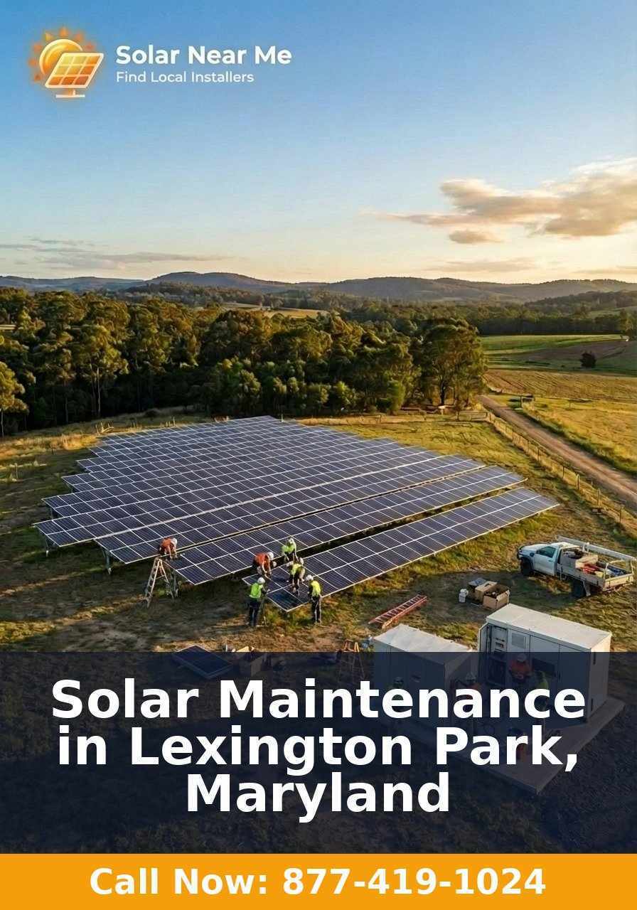 Solar Maintenance in Lexington Park, Maryland