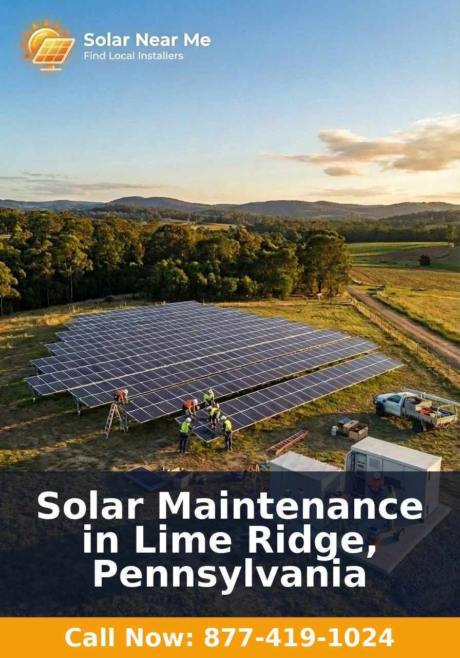 Solar Maintenance in Lime Ridge, Pennsylvania