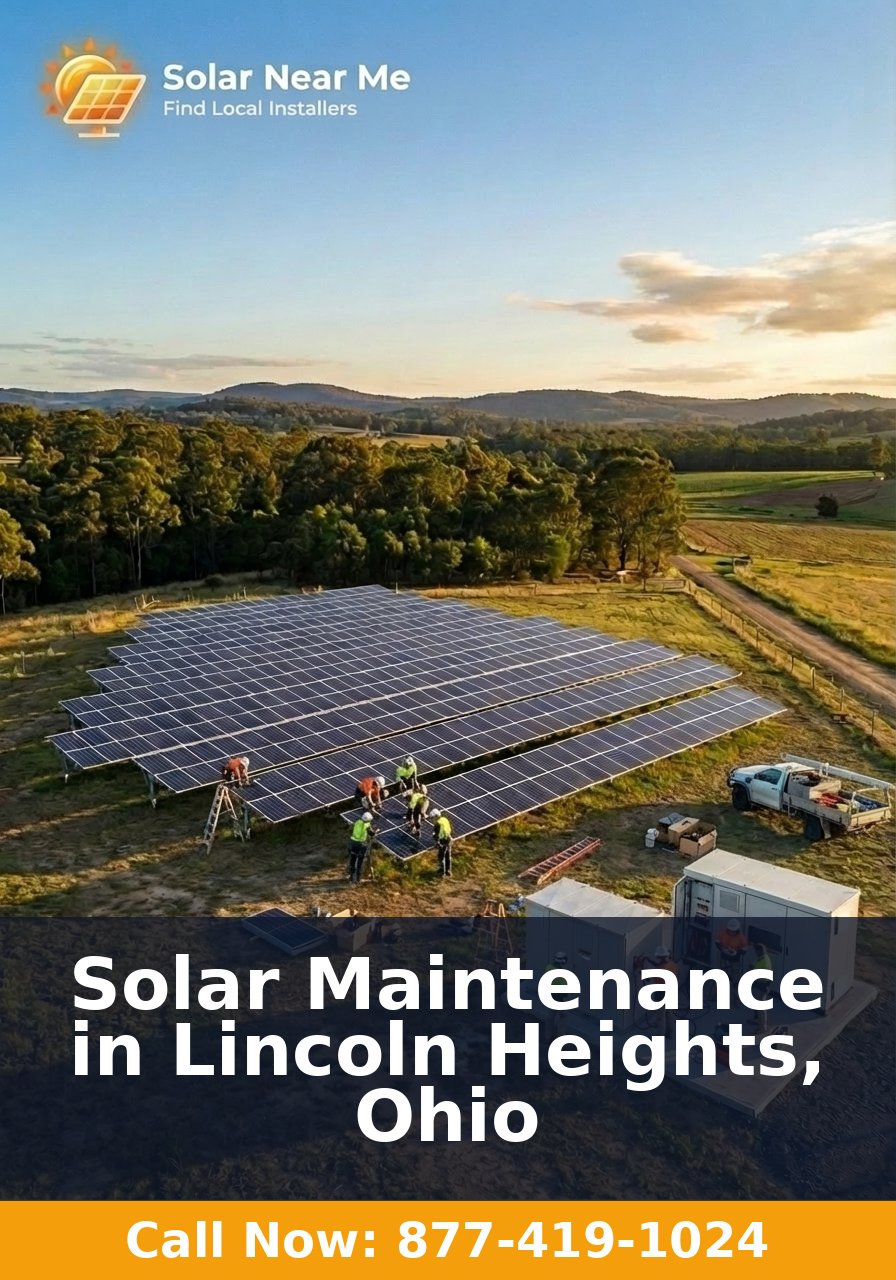 Solar Maintenance in Lincoln Heights, Ohio