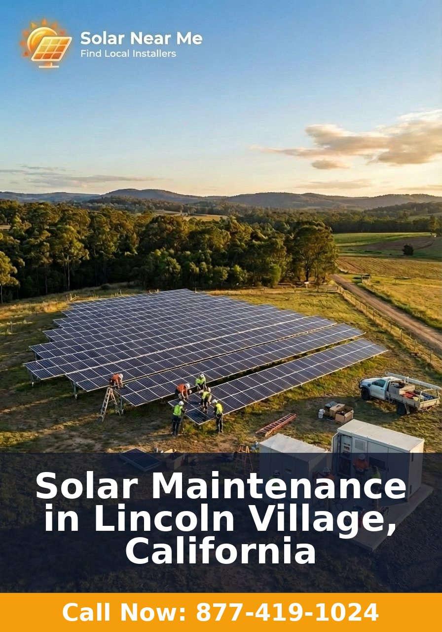 Solar Maintenance in Lincoln Village, California
