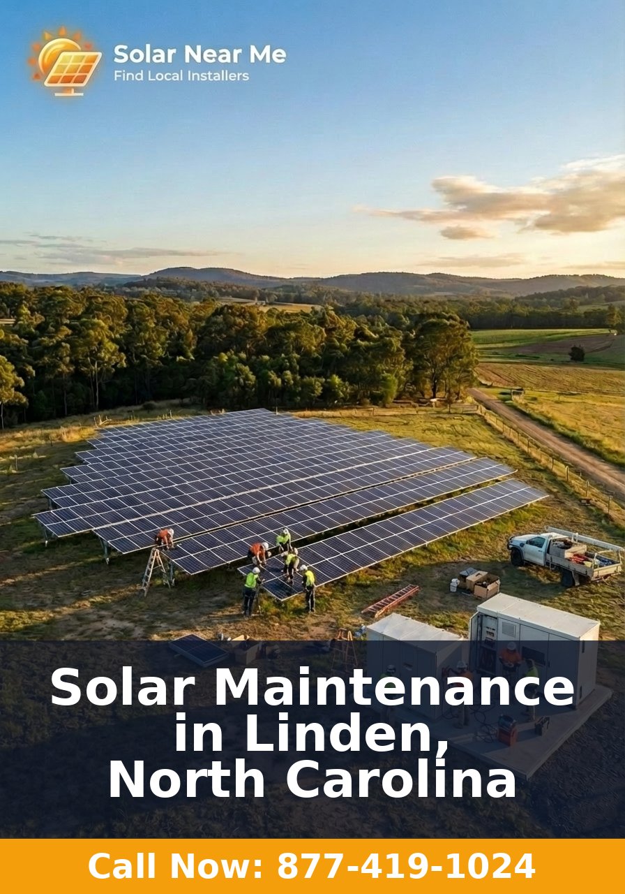 Solar Maintenance in Linden, North Carolina