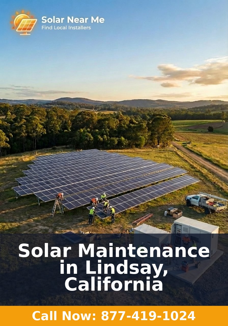 Solar Maintenance in Lindsay, California