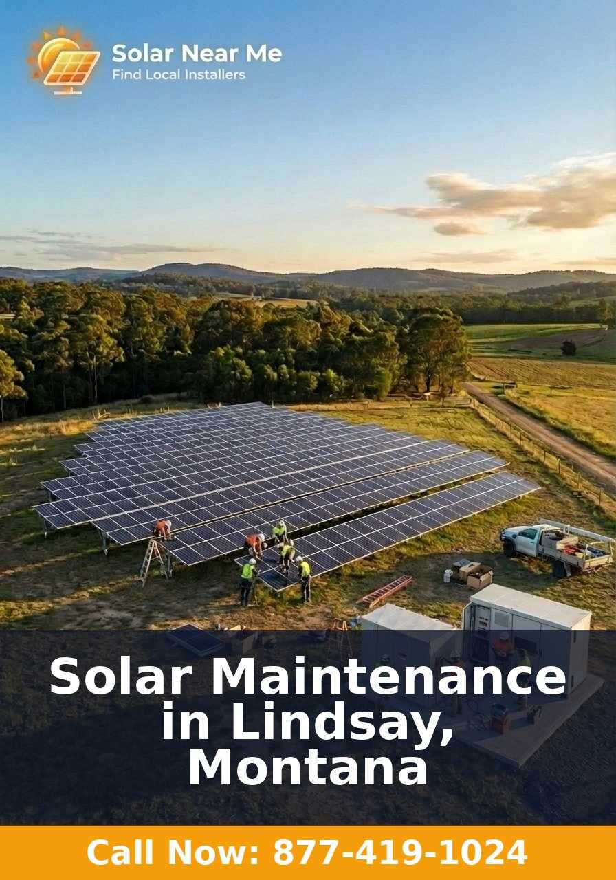 Solar Maintenance in Lindsay, Montana