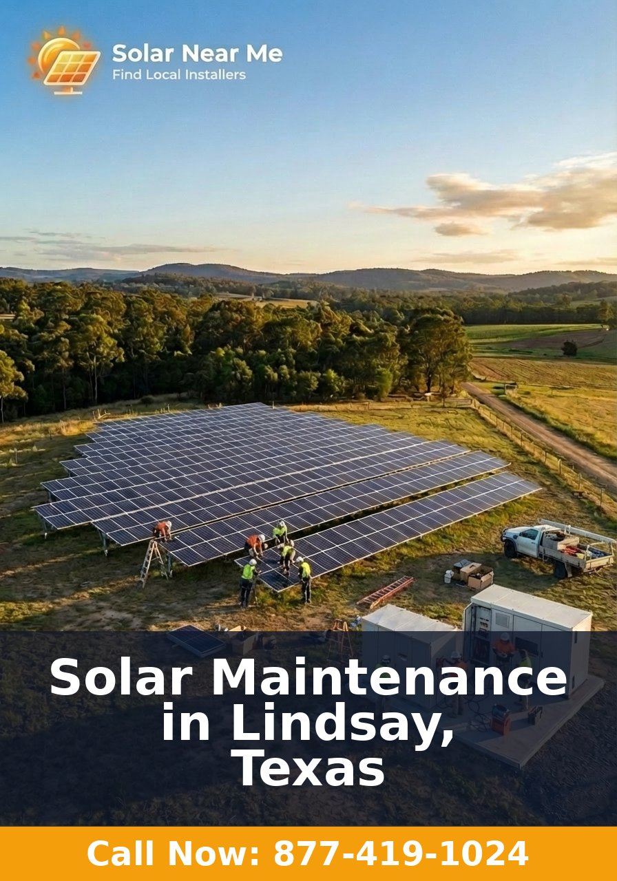 Solar Maintenance in Lindsay, Texas